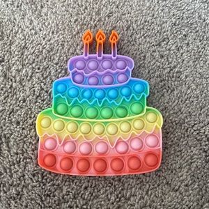 Birthday Cake Pop-It Fidget Toy